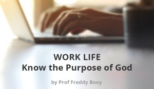 Work Life – Know the Purpose of God