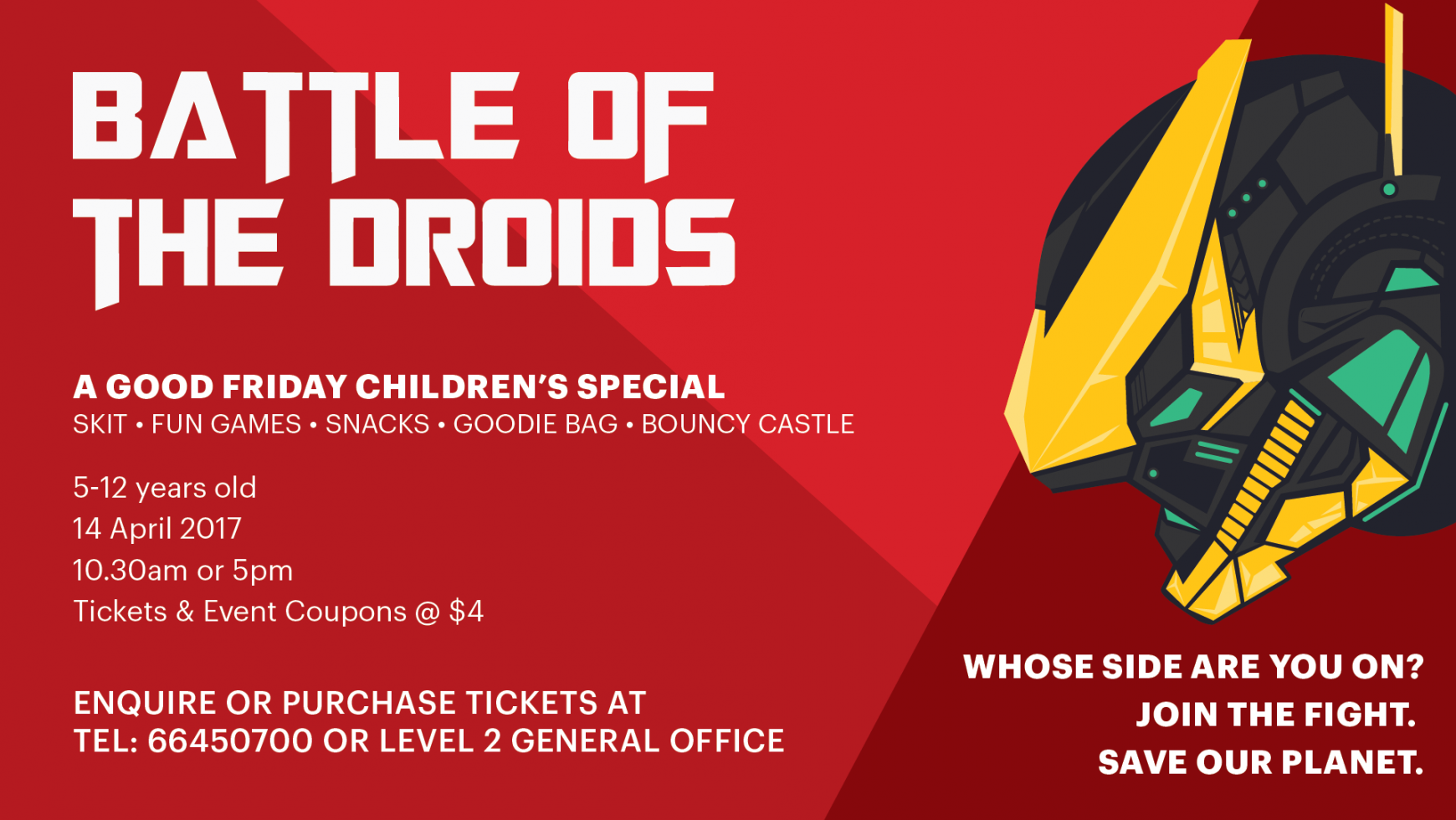 Battle of the Droids (Good Friday Children’s Special)