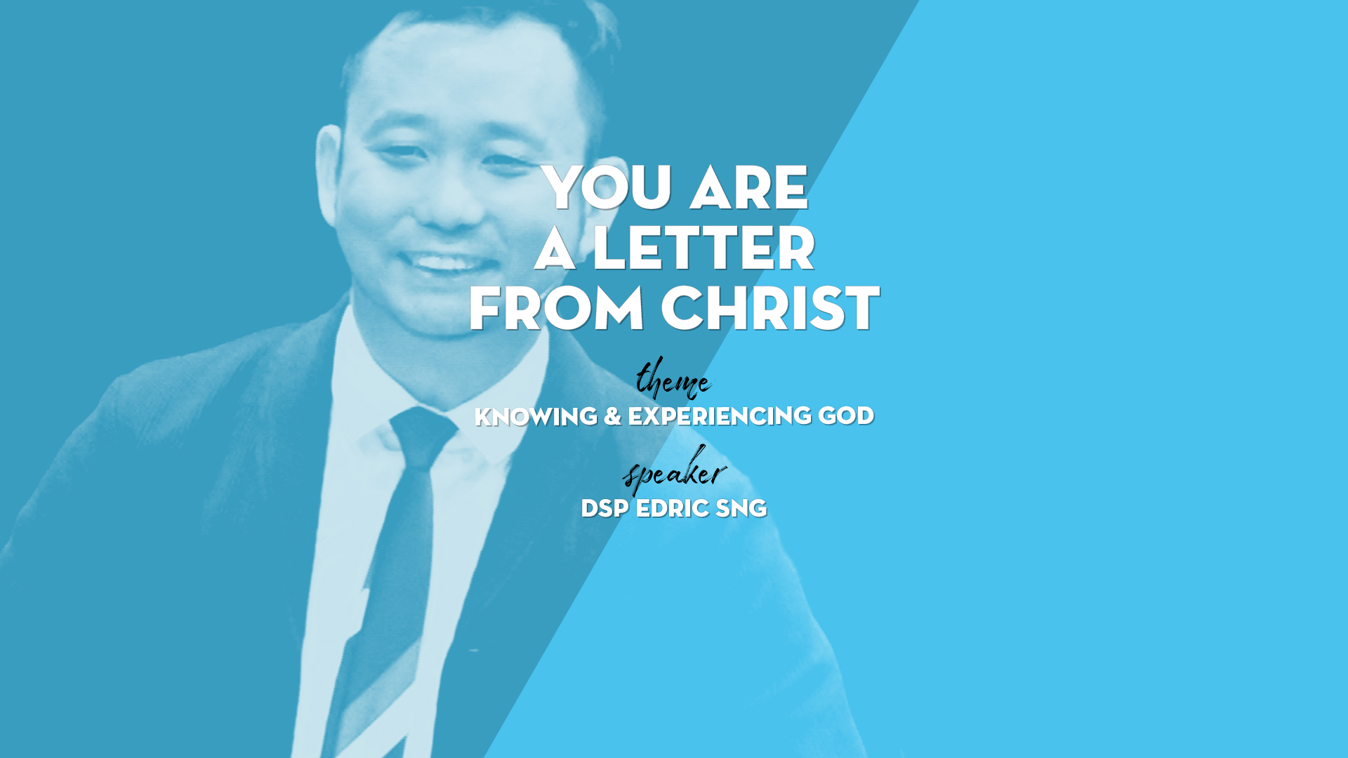 You are a letter from Christ