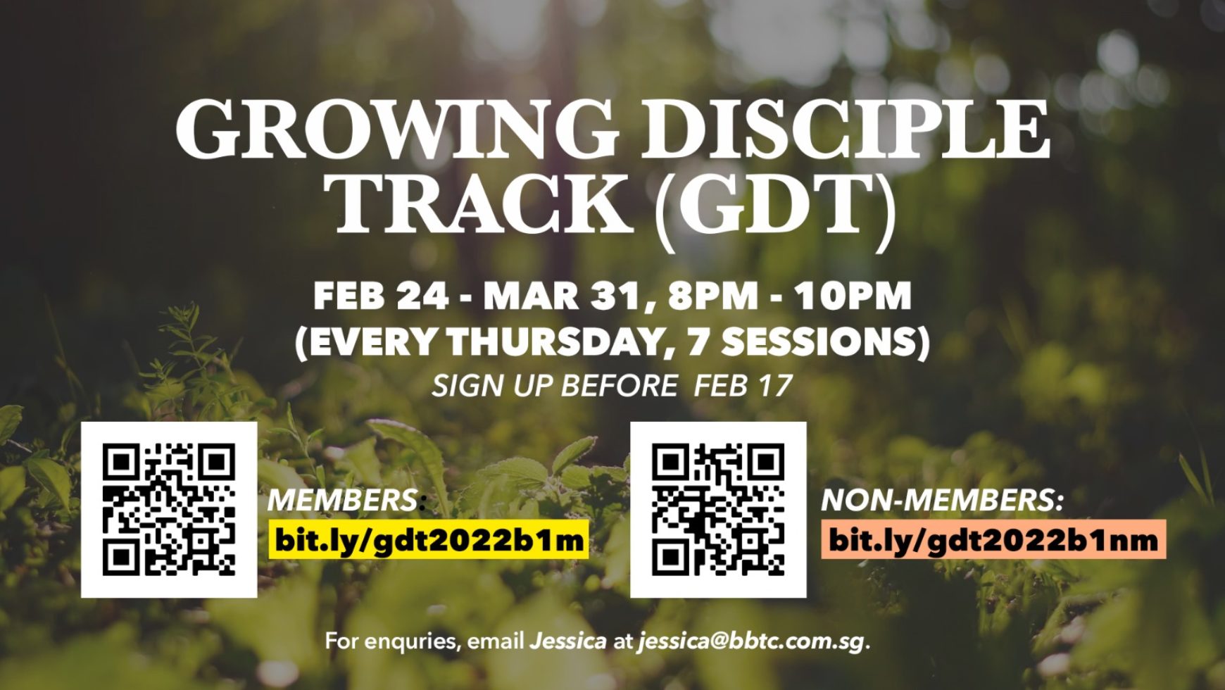 GROWING DISCIPLE TRACK (GDT)
