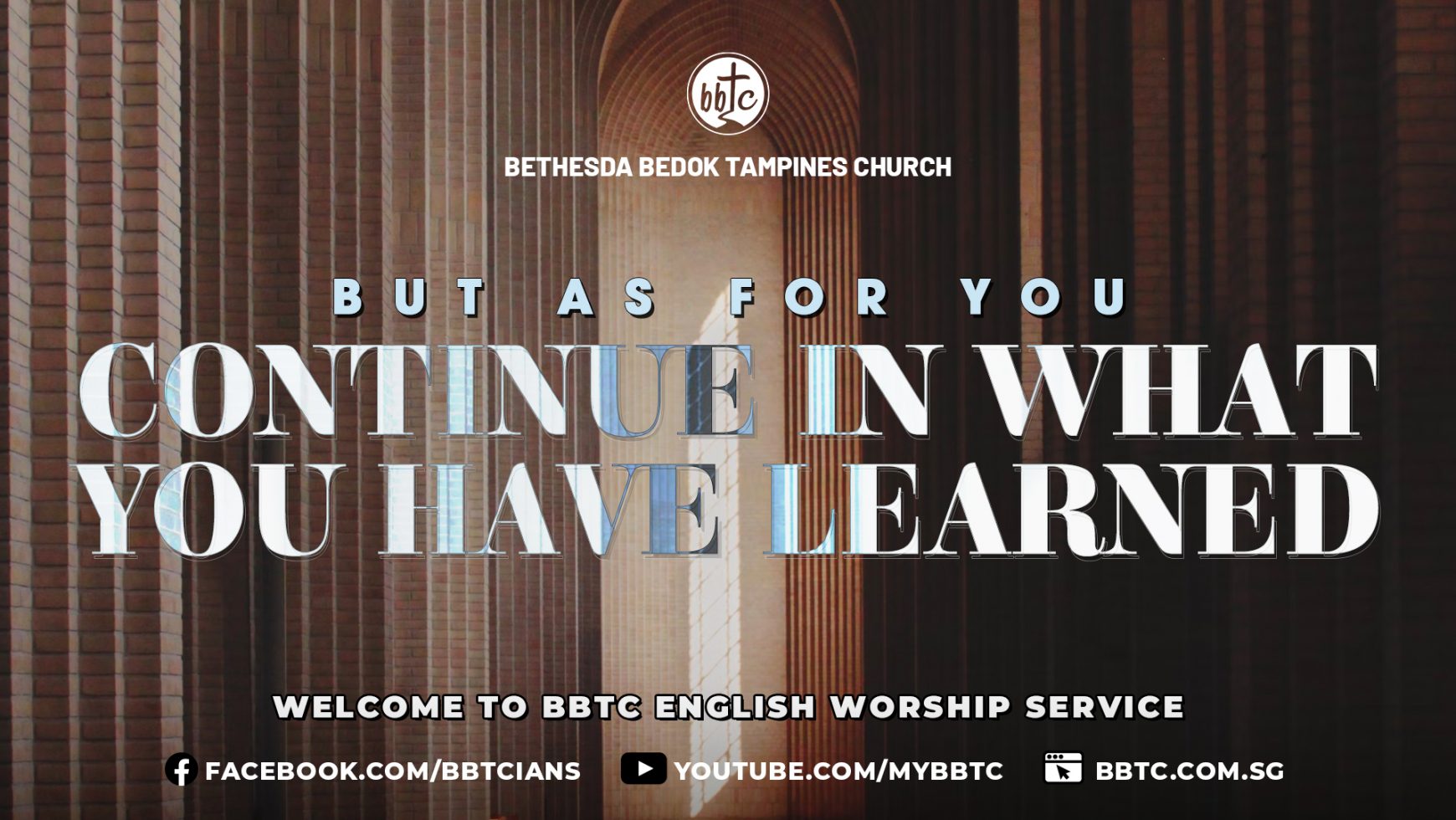 But As For You, Continue In What You Have Learned