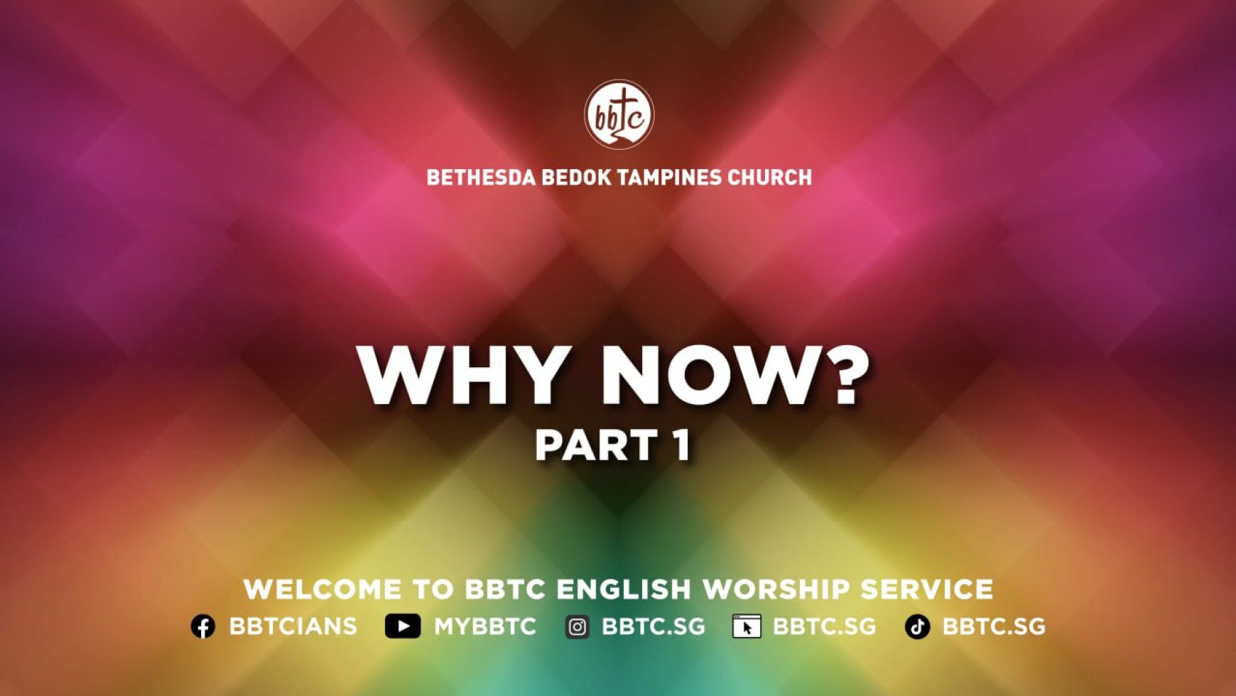 Why Now? (Part 1)