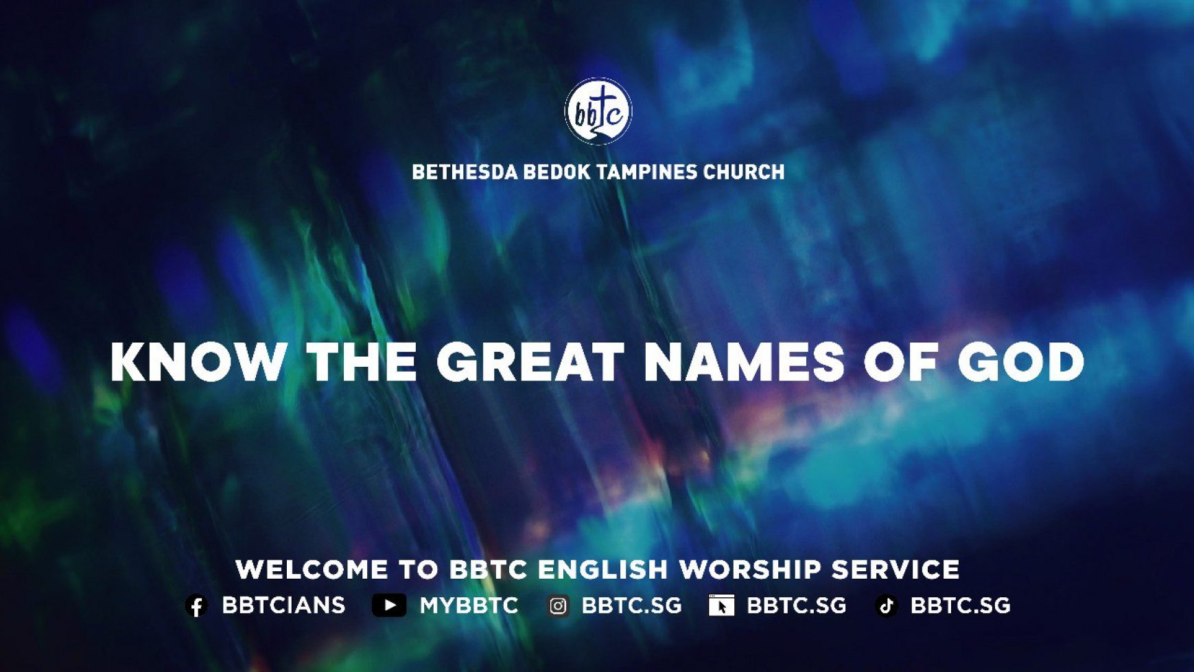 Knowing The Great Names of God