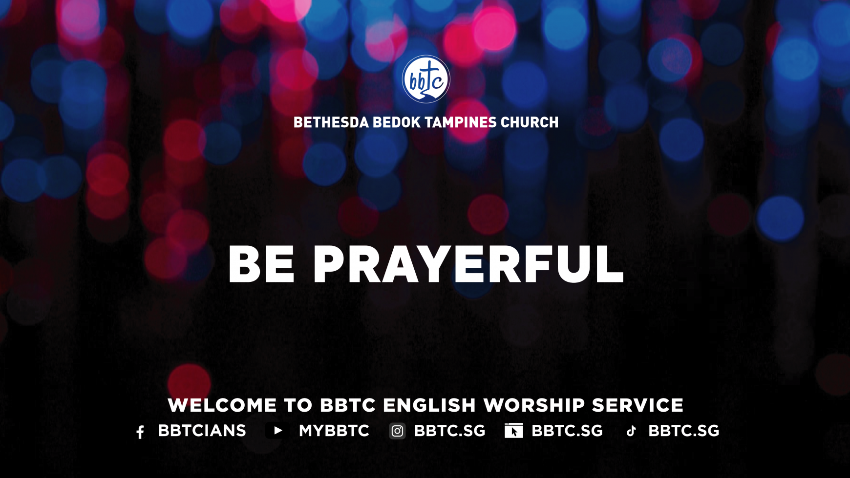 Be Prayerful