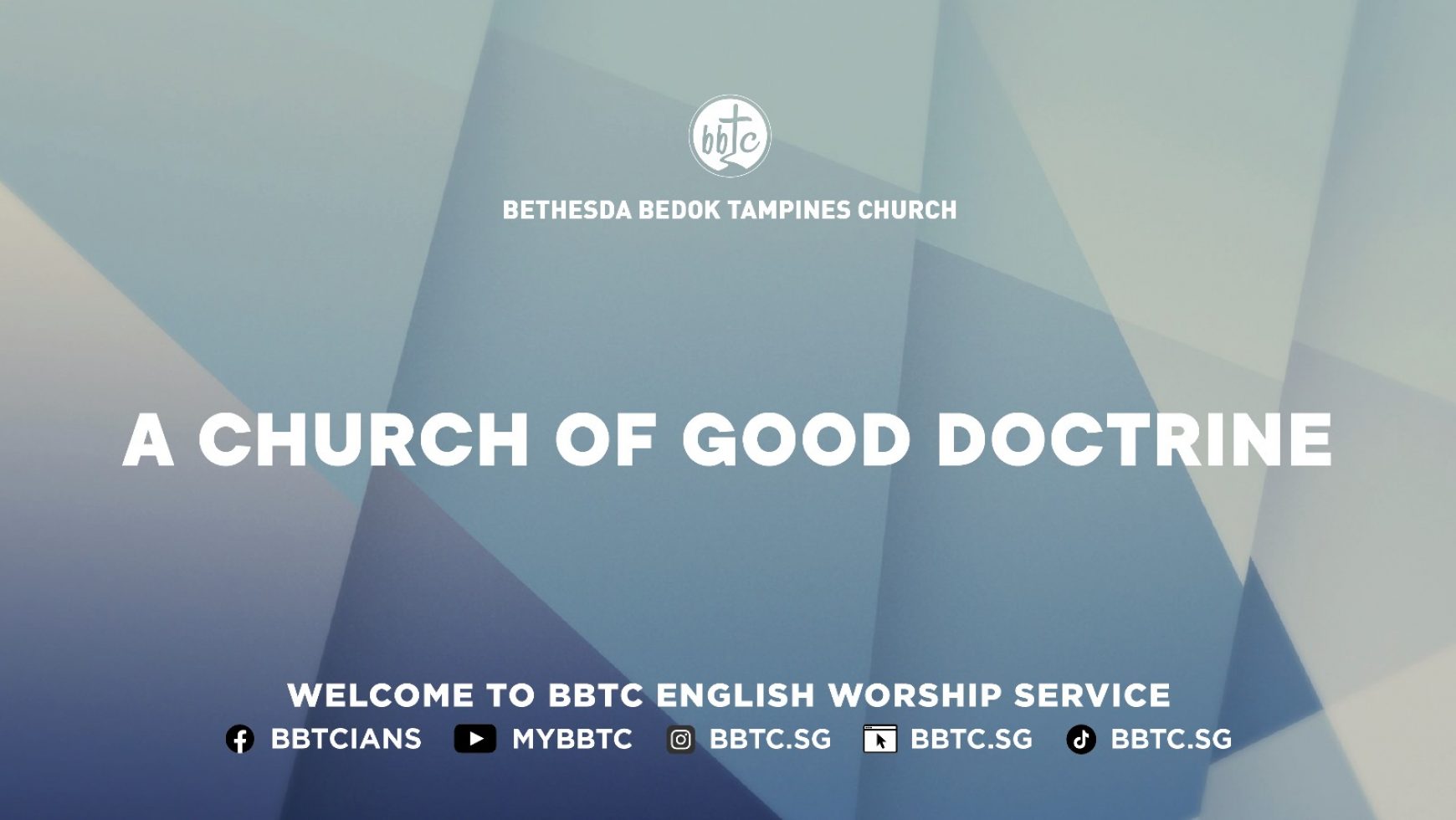 A Church of Good Doctrine