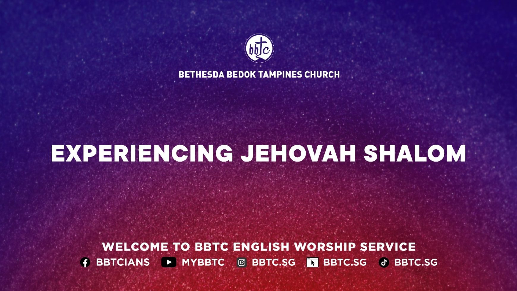 Experiencing Jehovah Shalom