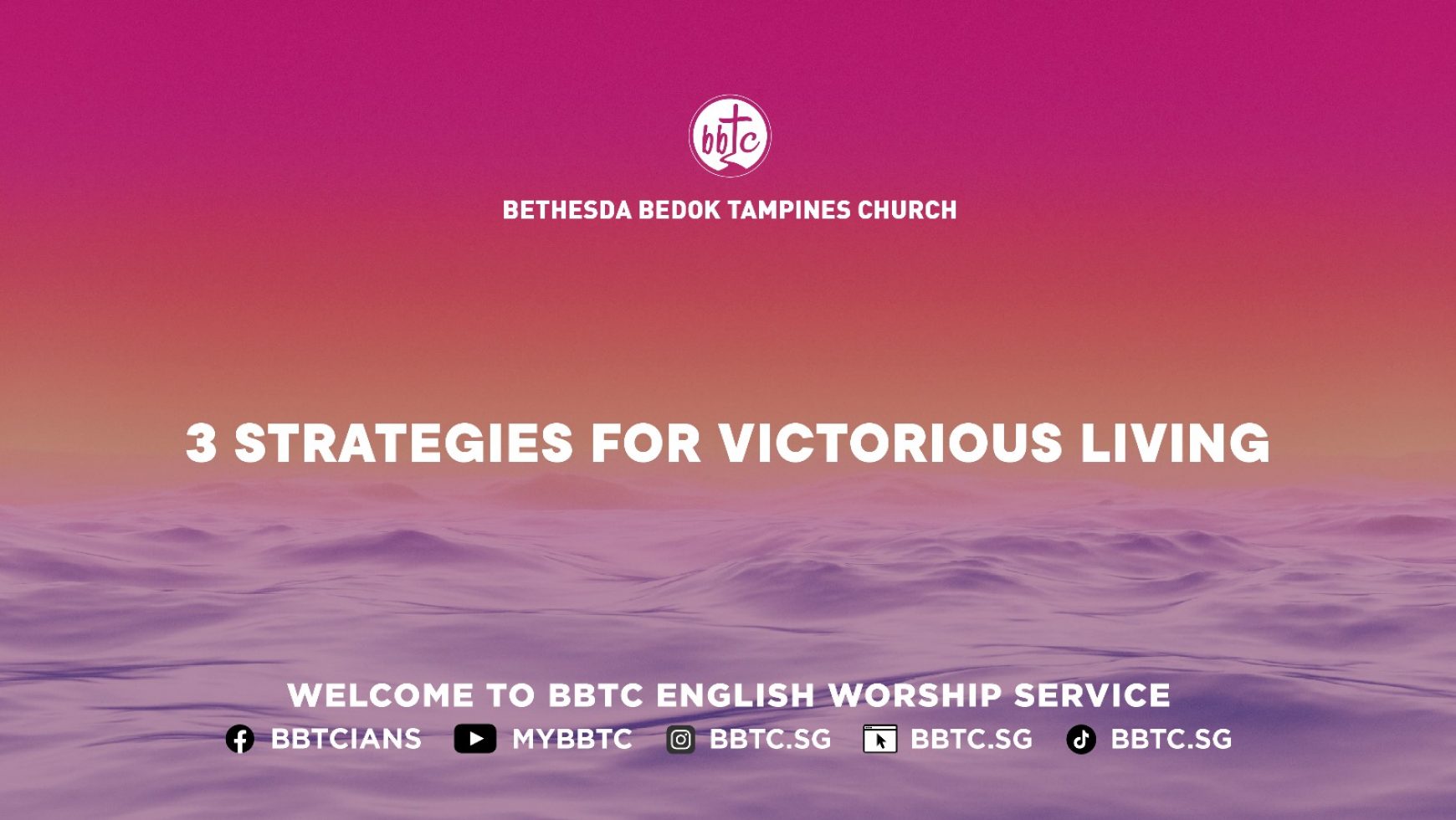 Three Strategies for Victorious Living