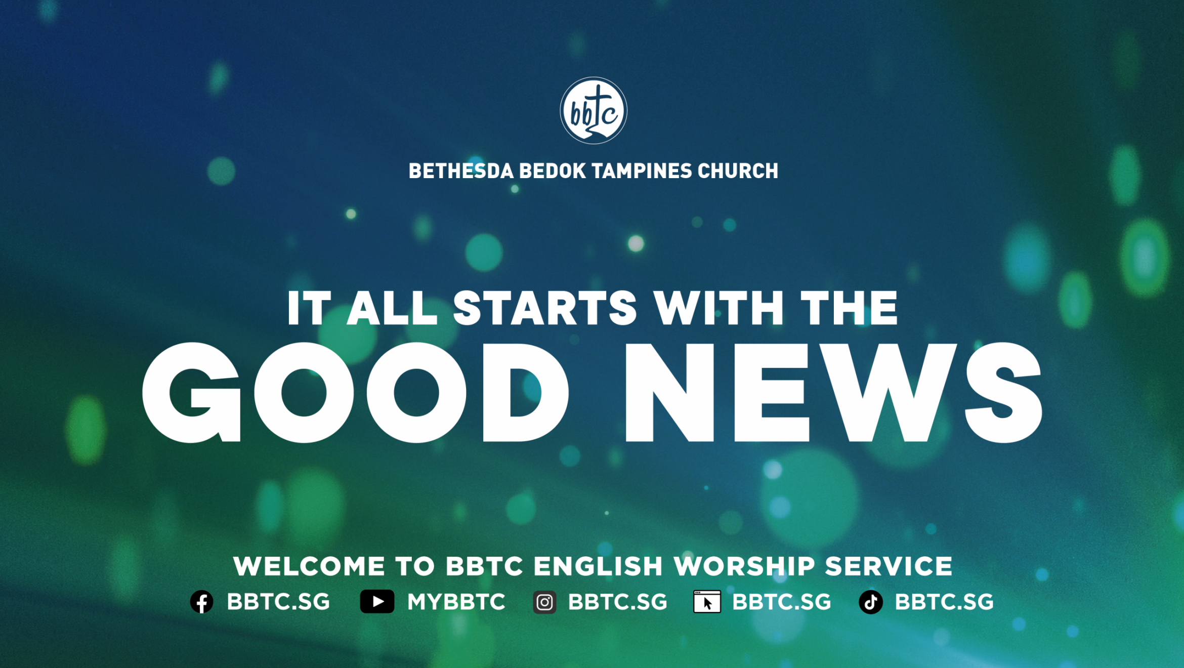 It All Starts With The Good News
